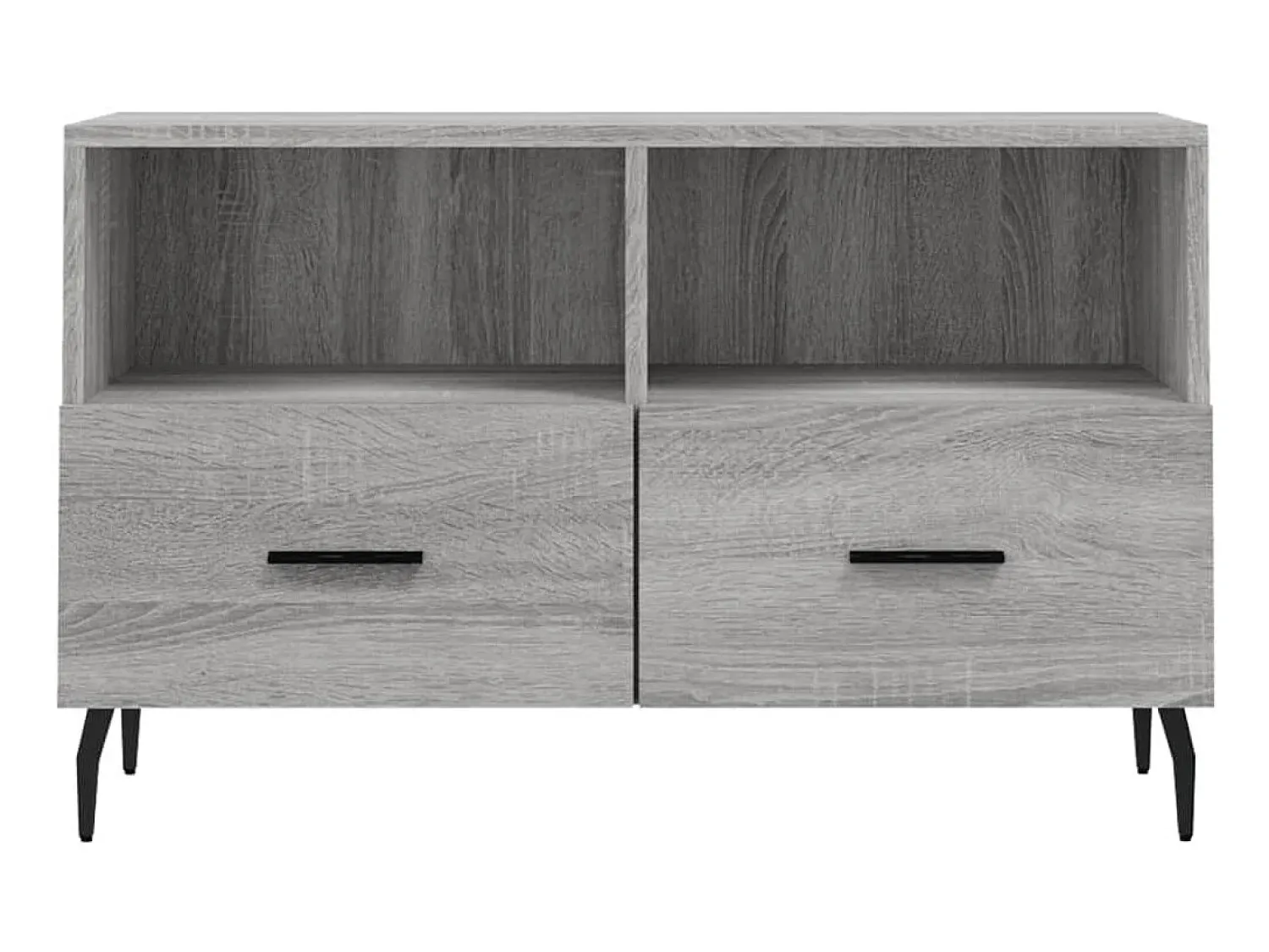 Móvel De Tv| Móvel de TV 80x36x50 cm derivados de madeira sonoma PT495026 Cinzento