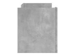 Móvel De Tv| Móvel de TV 80x35x40 cm derivados de madeira cinza-cimento PT218181 Cinzento