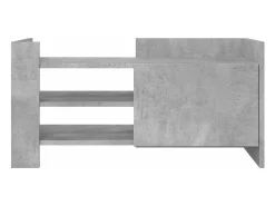 Móvel De Tv| Móvel de TV 80x35x40 cm derivados de madeira cinza-cimento PT218181 Cinzento