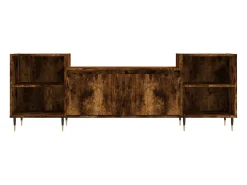 Móvel De Tv|vidaxl Móvel de TV 160x35x55 cm derivados de madeira carvalho fumado Castanho