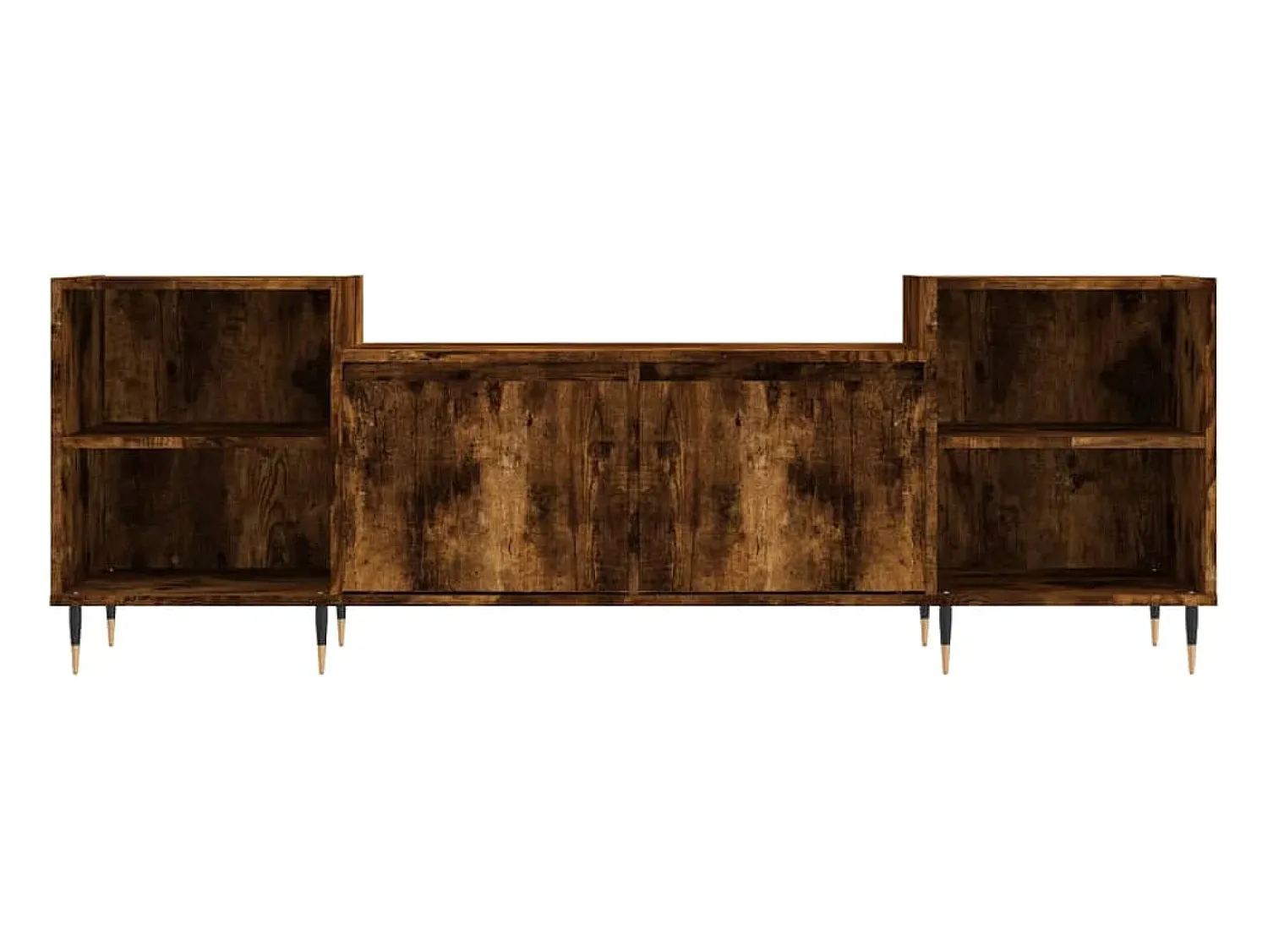 Móvel De Tv|vidaxl Móvel de TV 160x35x55 cm derivados de madeira carvalho fumado Castanho