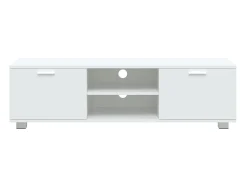 Móvel De Tv* Móvel de TV 140x40,5x35 cm derivados de madeira PT544470 Branco