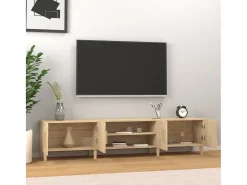 Móvel De Tv* Móvel de TV 180x31,5x40 cm derivados de madeira carvalho sonoma PT951303 Castanho