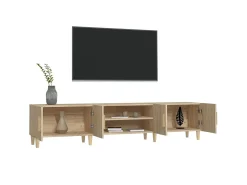 Móvel De Tv* Móvel de TV 180x31,5x40 cm derivados de madeira carvalho sonoma PT951303 Castanho
