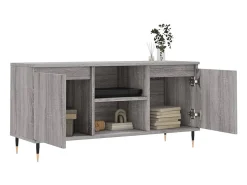 Móvel De Tv*vidaxl Móvel de TV 104x35x50 cm derivados de madeira sonoma Cinzento