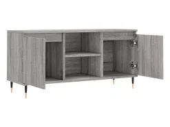 Móvel De Tv*vidaxl Móvel de TV 104x35x50 cm derivados de madeira sonoma Cinzento