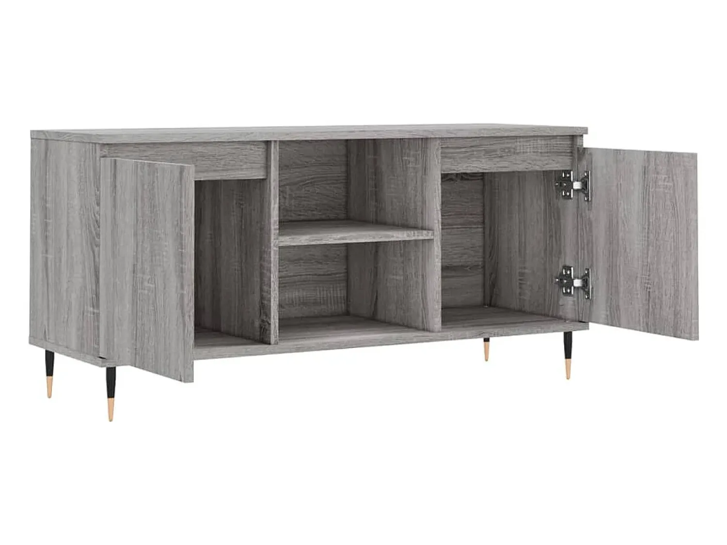 Móvel De Tv*vidaxl Móvel de TV 104x35x50 cm derivados de madeira sonoma Cinzento