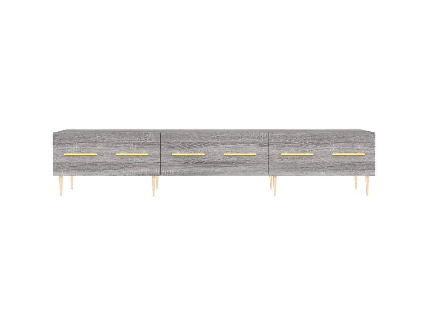 Móvel De Tv* Móvel de TV 150x36x30 cm derivados de madeira sonoma PT654625 Cinzento