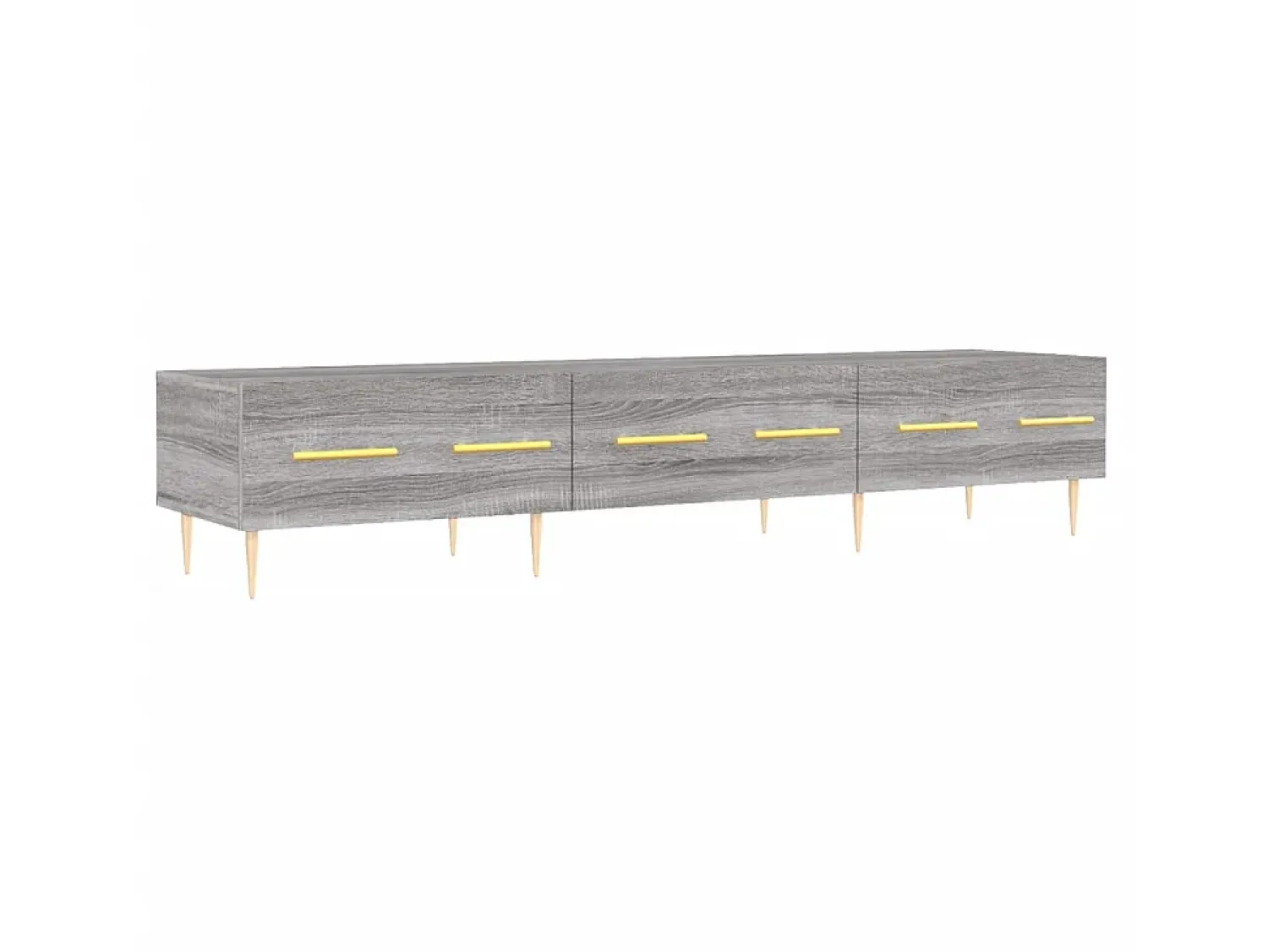 Móvel De Tv* Móvel de TV 150x36x30 cm derivados de madeira sonoma PT654625 Cinzento