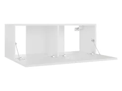 Móvel De Tv* Móvel de TV 80x30x30 cm derivados de madeira PT130269 Branco