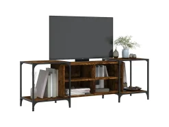 Móvel De Tv* Móvel de TV 153x37x50 cm derivados de madeira carvalho fumado PT154202 Castanho