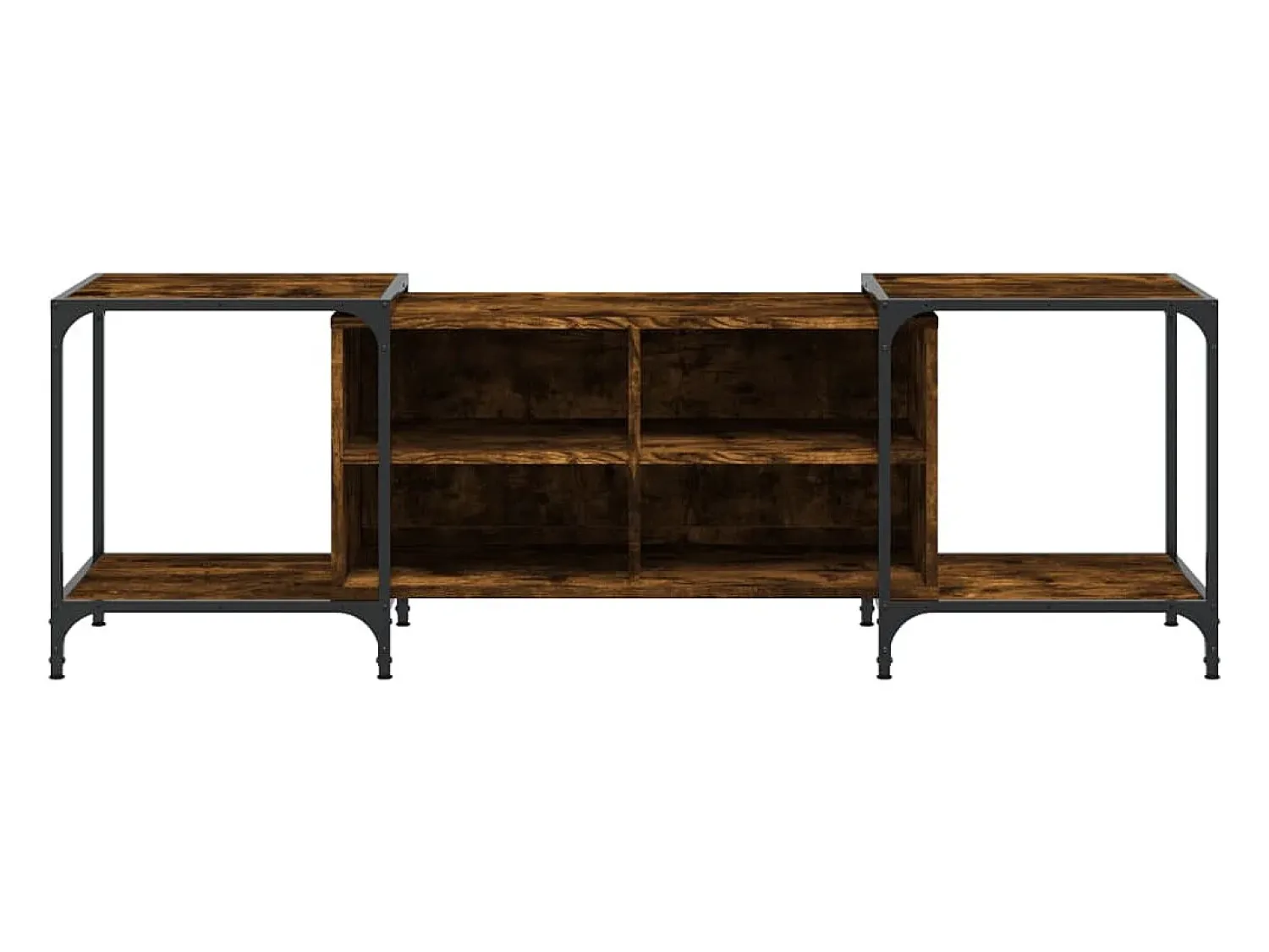 Móvel De Tv* Móvel de TV 153x37x50 cm derivados de madeira carvalho fumado PT154202 Castanho