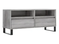 Discount Móvel de TV 100x34,5x44,5 cm derivados madeira sonoma PT943705 Cinzento