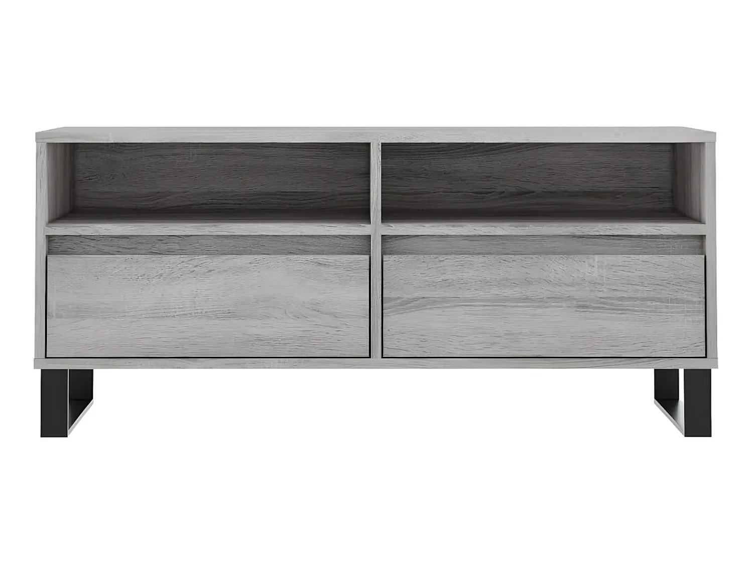 Discount Móvel de TV 100x34,5x44,5 cm derivados madeira sonoma PT943705 Cinzento
