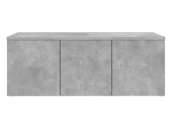 Móvel De Tv* Móvel de TV 80x34x30 cm derivados de madeira cimento PT886635 Cinzento