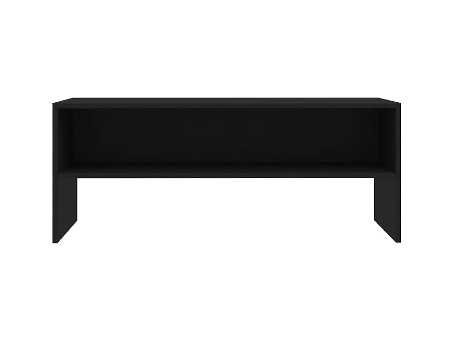 Móvel De Tv* Móvel de TV 100x40x40 cm derivados de madeira PT255748 Preto