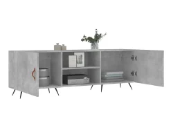 Móvel De Tv* Móvel de TV 150x30x50 cm derivados de madeira cinza-cimento PT169771 Cinzento