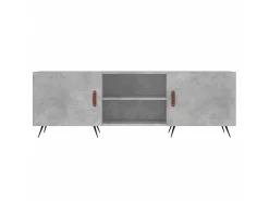Móvel De Tv* Móvel de TV 150x30x50 cm derivados de madeira cinza-cimento PT169771 Cinzento