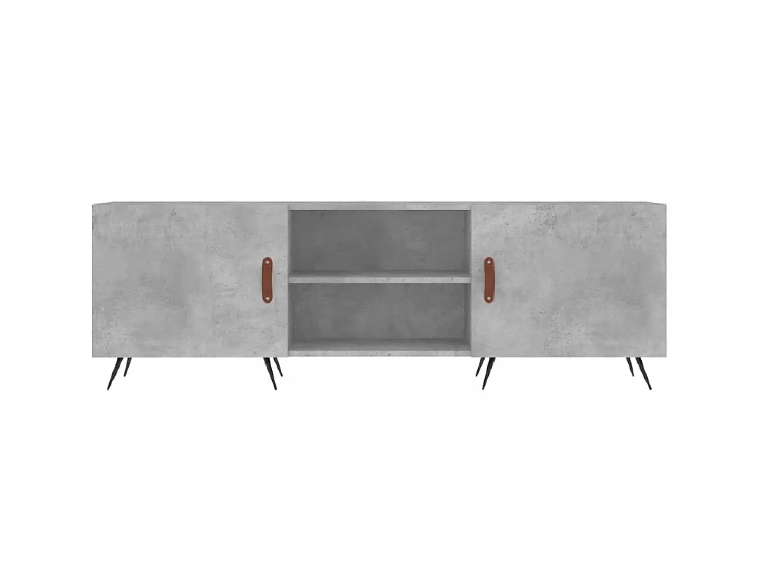 Móvel De Tv* Móvel de TV 150x30x50 cm derivados de madeira cinza-cimento PT169771 Cinzento