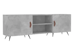 Móvel De Tv* Móvel de TV 150x30x50 cm derivados de madeira cinza-cimento PT169771 Cinzento