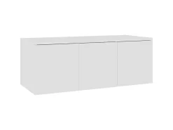 Móvel De Tv* Móvel de TV 80x34x30 cm derivados de madeira PT795849 Branco