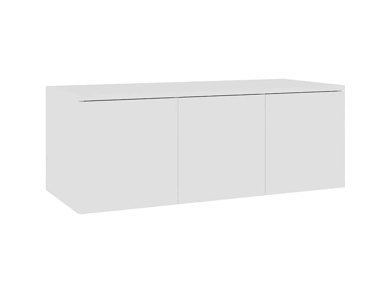 Móvel De Tv* Móvel de TV 80x34x30 cm derivados de madeira PT795849 Branco