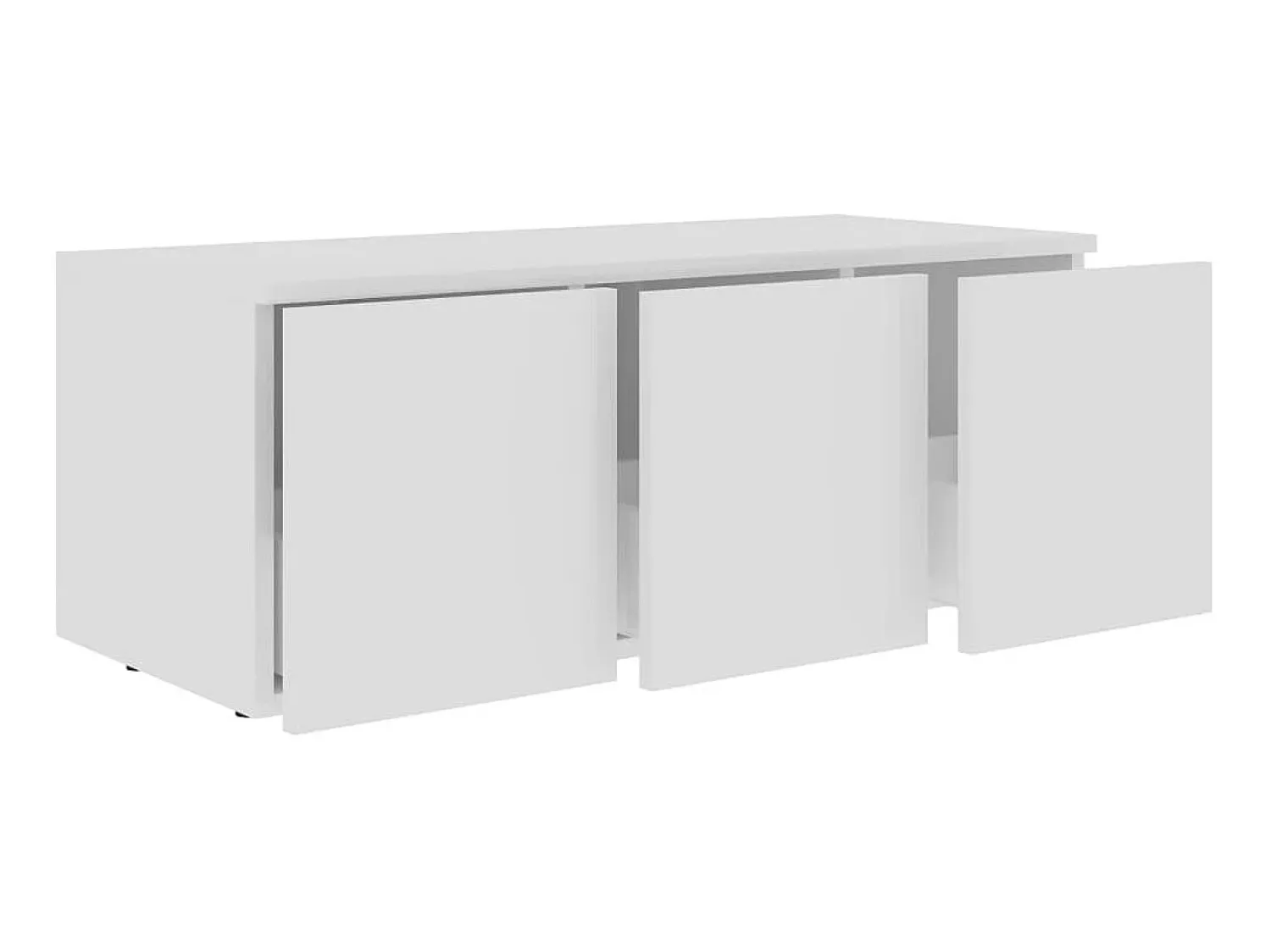 Móvel De Tv* Móvel de TV 80x34x30 cm derivados de madeira PT795849 Branco