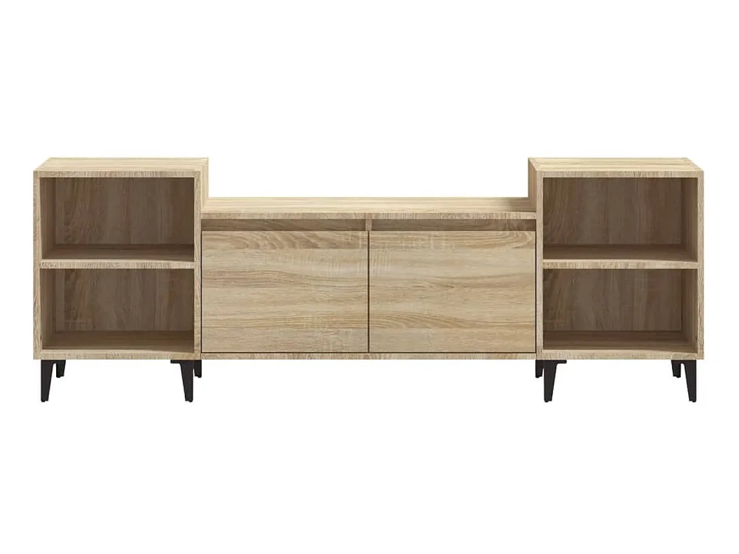 Móvel De Tv| Móvel de TV 160x35x55 cm derivados de madeira carvalho sonoma PT823223 Castanho