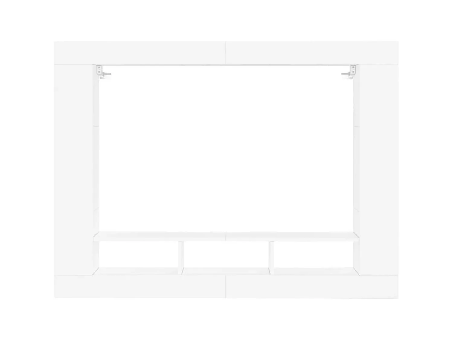 Online Móvel de TV 152x22x113 cm derivados de madeira PT586487 Branco