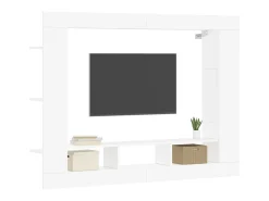 Online Móvel de TV 152x22x113 cm derivados de madeira PT586487 Branco