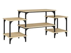 Móvel De Tv* Móvel de TV 117x35x52 cm derivados de madeira carvalho sonoma PT600398 Castanho