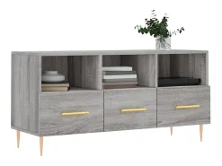 Móvel De Tv* Móvel de TV 102x36x50 cm derivados de madeira sonoma PT569061 Cinzento