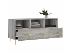 Móvel De Tv* Móvel de TV 102x36x50 cm derivados de madeira sonoma PT569061 Cinzento