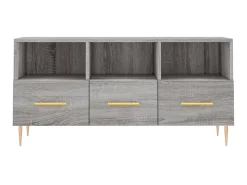 Móvel De Tv* Móvel de TV 102x36x50 cm derivados de madeira sonoma PT569061 Cinzento