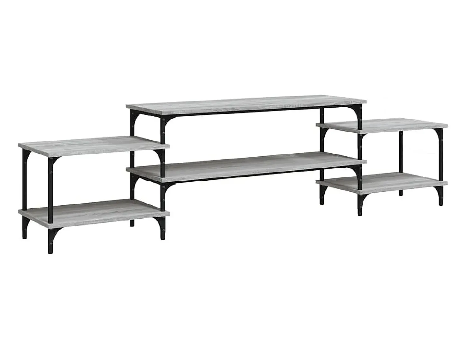 Móvel De Tv| Móvel de TV 197x35x52 cm derivados de madeira sonoma PT253530 Cinzento