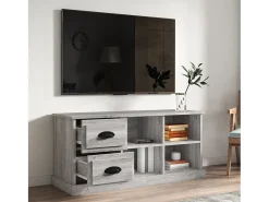 Móvel de TV 102x35,5x47,5 cm derivados de madeira cinza sonoma PT972374^ Móvel De Tv