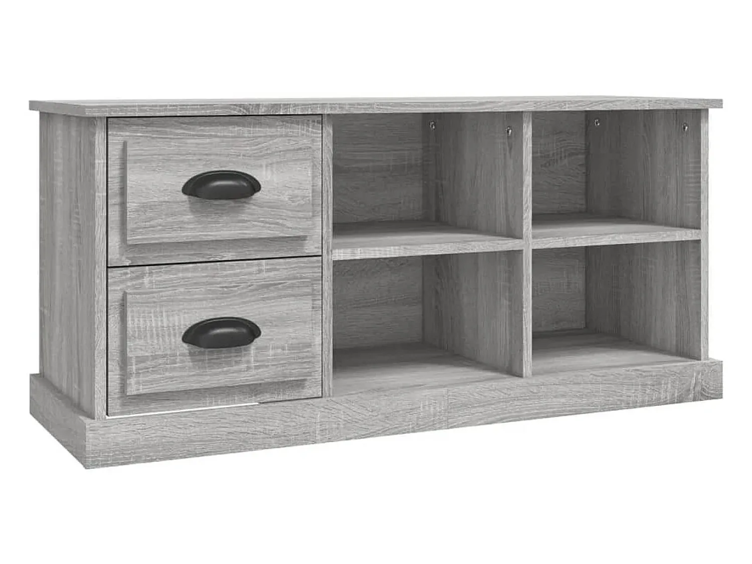 Móvel de TV 102x35,5x47,5 cm derivados de madeira cinza sonoma PT972374^ Móvel De Tv