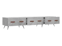 Móvel De Tv|vidaxl Móvel de TV 150x36x30 cm derivados de madeira cimento Cinzento