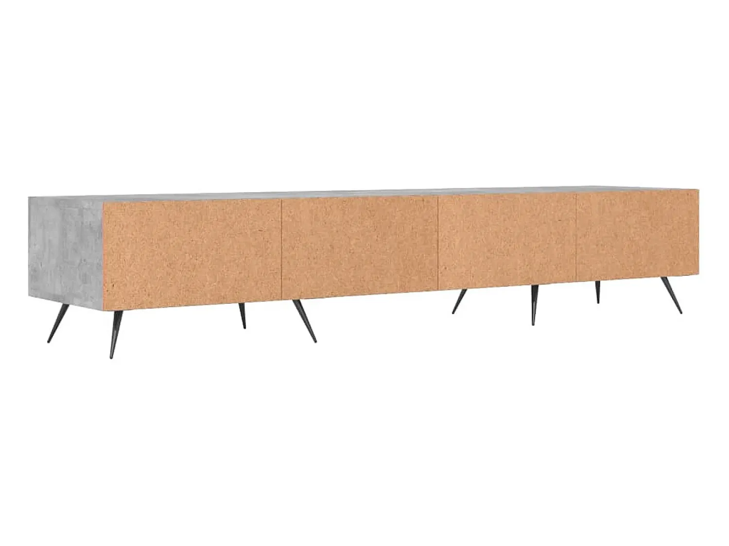 Móvel De Tv|vidaxl Móvel de TV 150x36x30 cm derivados de madeira cimento Cinzento