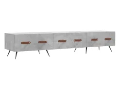 Móvel De Tv|vidaxl Móvel de TV 150x36x30 cm derivados de madeira cimento Cinzento