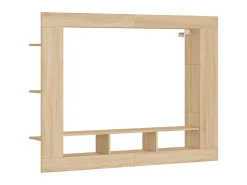 Móvel de TV 152x22x113 cm derivados de madeira carvalho sonoma PT657111 Castanho