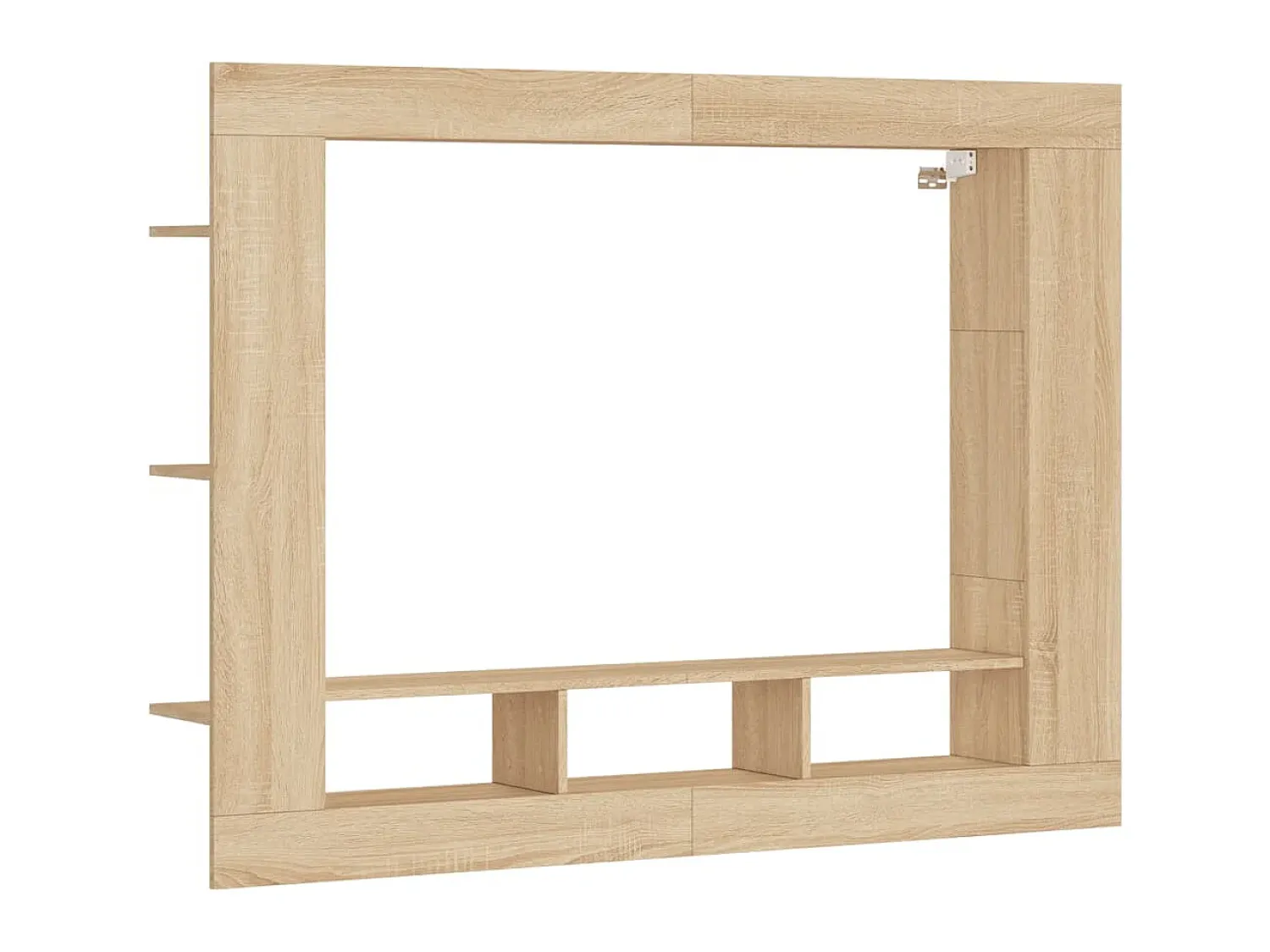 Móvel de TV 152x22x113 cm derivados de madeira carvalho sonoma PT657111 Castanho