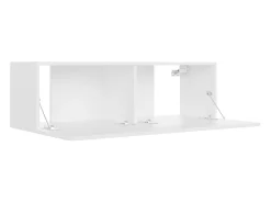 Móvel De Tv* Móvel de TV 100x30x30 cm derivados de madeira PT385815 Branco