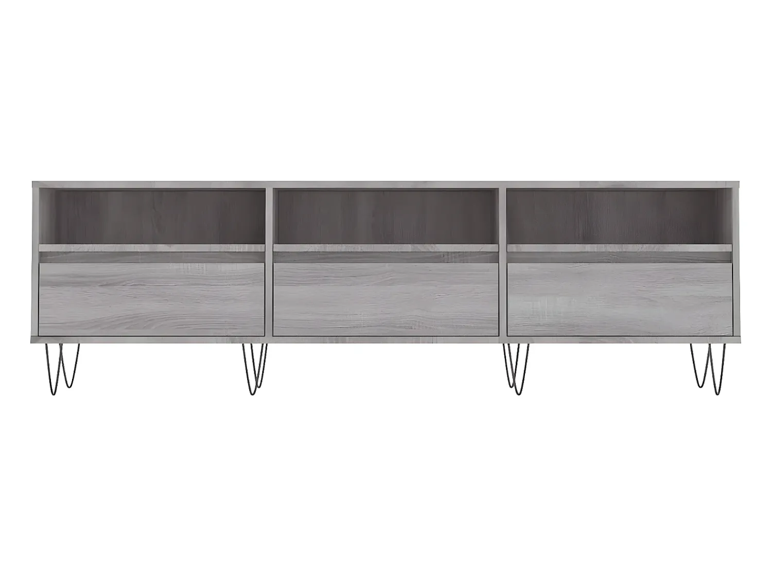 Móvel De Tv* Móvel de TV 150x30x44,5 cm derivados de madeira sonoma PT940603 Cinzento