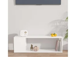 Móvel De Tv* Móvel de TV 100x24x32 cm derivados de madeira PT556401 Branco