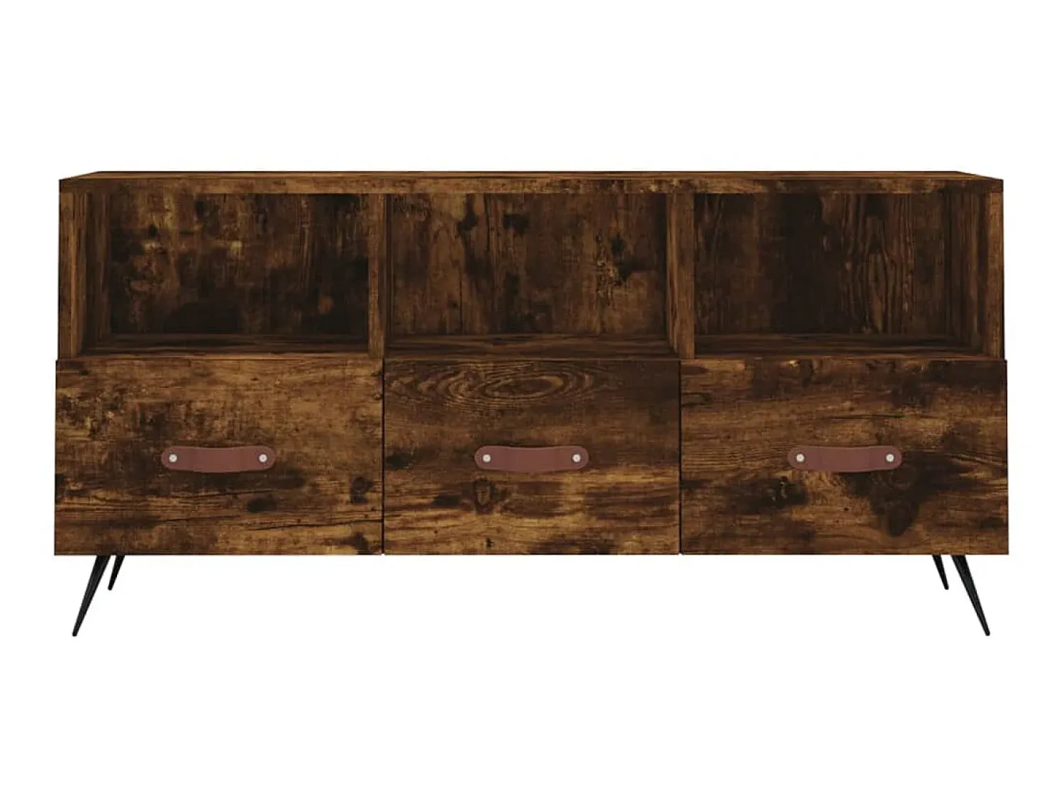 Móvel De Tv* Móvel de TV 102x36x50 cm derivados de madeira carvalho fumado PT905246 Castanho