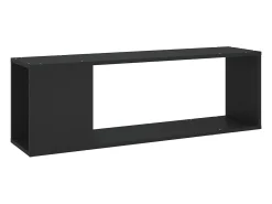 New vidaxl Móvel de TV 100x24x32 cm derivados de madeira Preto