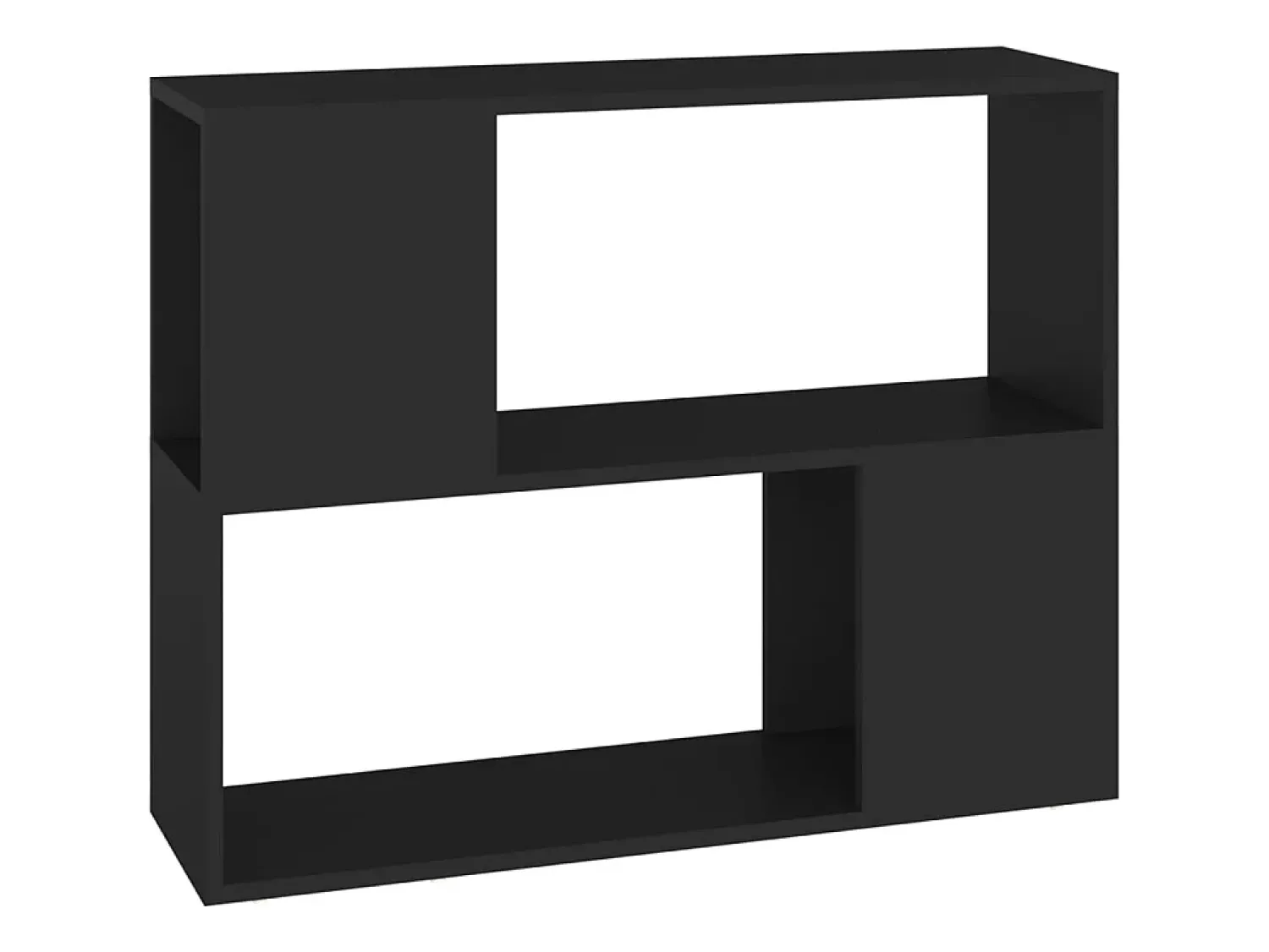 Móvel De Tv* Móvel de TV 80x24x63 cm derivados de madeira PT581664 Preto