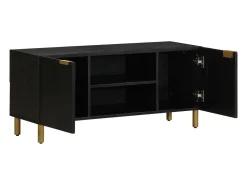 Móvel De Tv*vidaxl Móvel de TV 105x33x46 cm derivados de madeira Preto