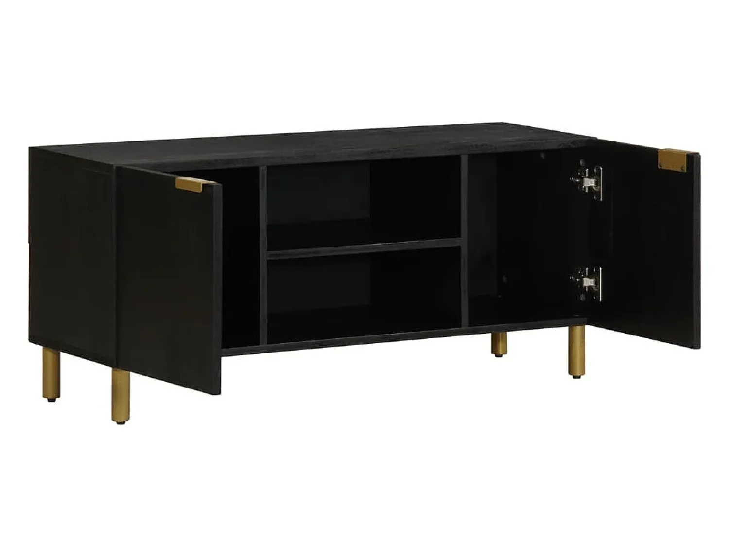 Móvel De Tv*vidaxl Móvel de TV 105x33x46 cm derivados de madeira Preto